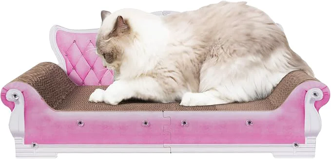 Responsible Cat Sofa Shape Scratch Pad for Large Medium Small Indoor Cats Larger-Sized Next-Generation