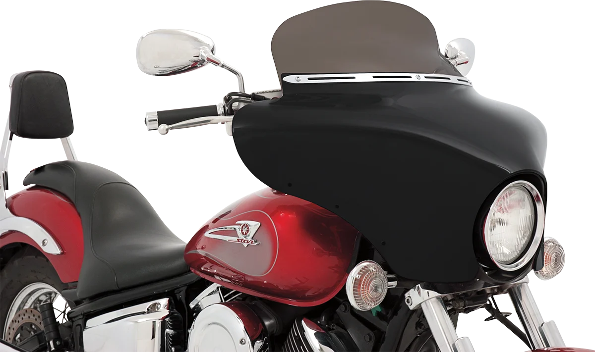 High-Quality MEMPHIS SHADES Fairing Windshield Trim – Stainless Steel – Polished MEM0911 Authentic