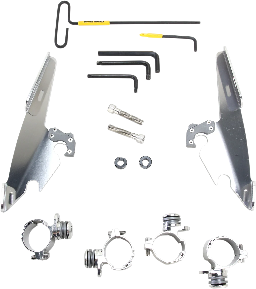 Elite MEMPHIS SHADES Batwing – Mounting Kit – Polished – XL48 MEK2009 Quality