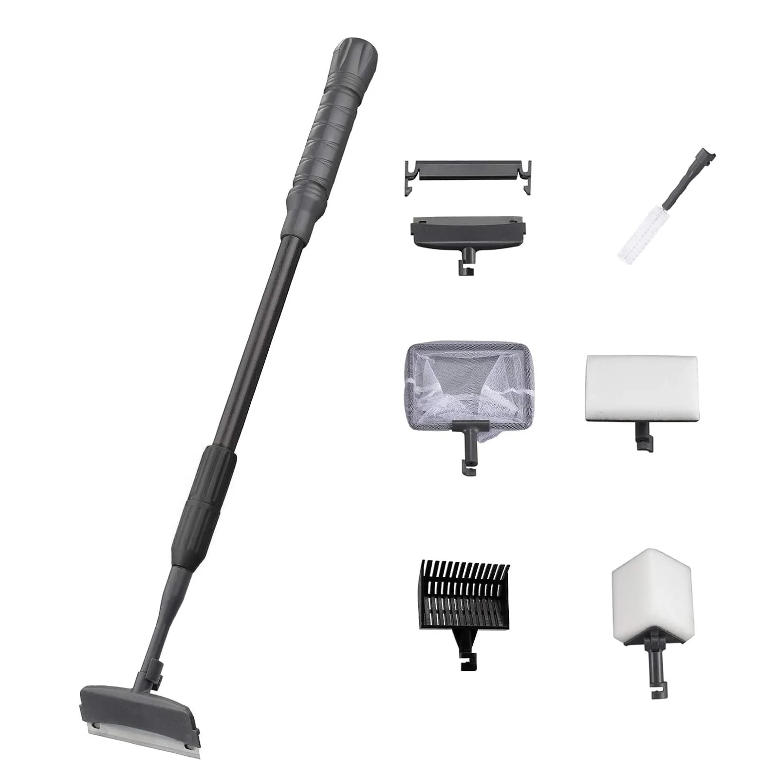 Exceptional Care Fish 6IN1 Aquarium Cleaning Tools – Telescopic 20–36 Inch Kit Quality