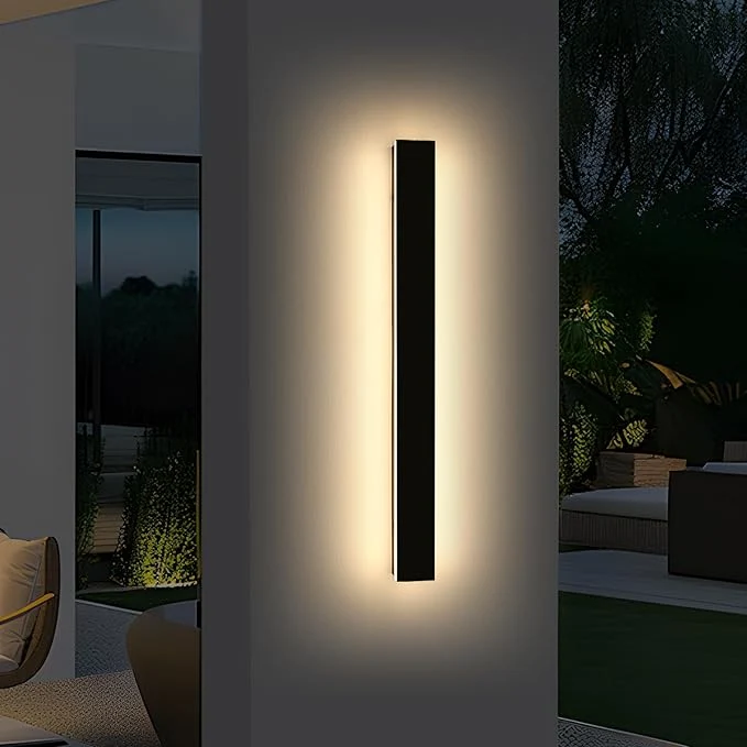 Selected Mikeru 47.2in Outdoor Wall Light Fixtures 3000k Exterior Wall Sconces Acrylic Invisible Lighting for Porch Balcony Patio GarageAbout ThisOverview Prestigious