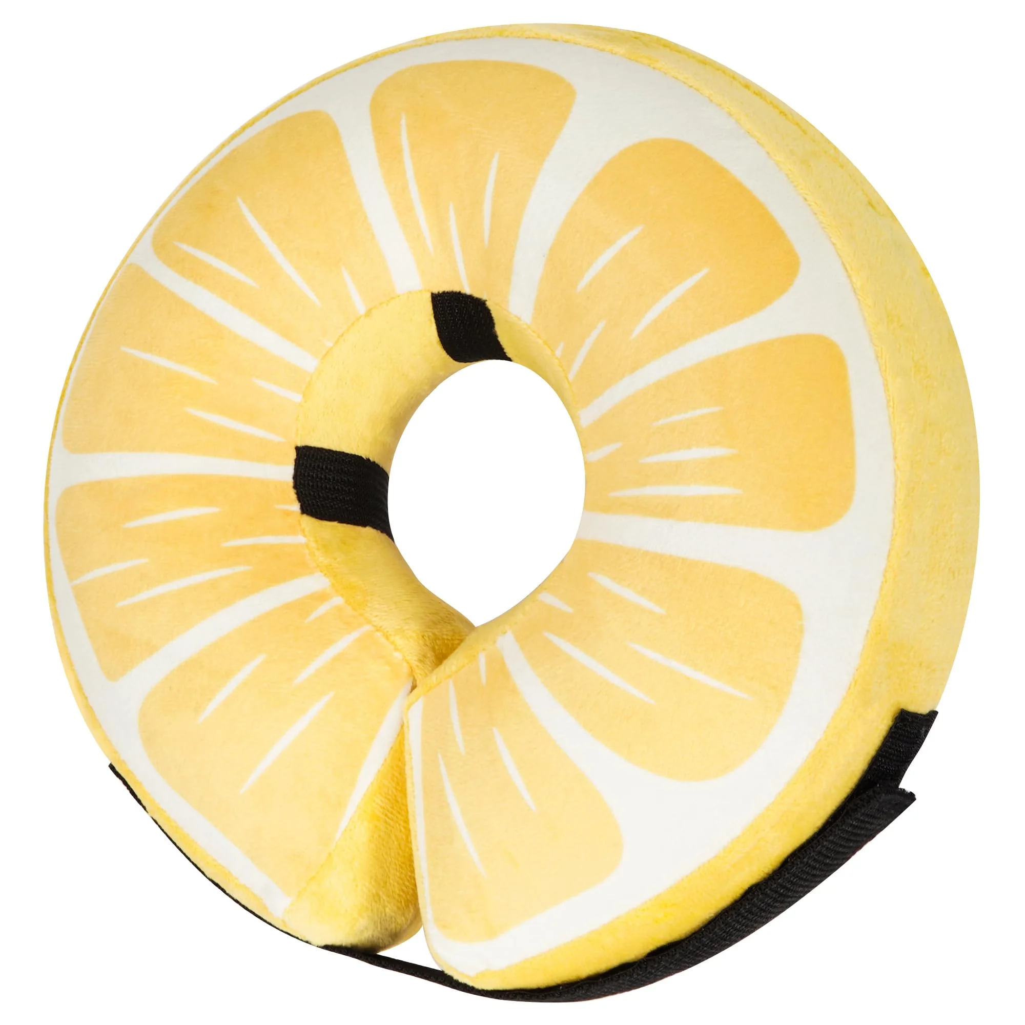 High-End Cneo Inflatable Donut Collar for Dogs – Soft Adjustable Recovery Cone Lemon X-Large Reliable