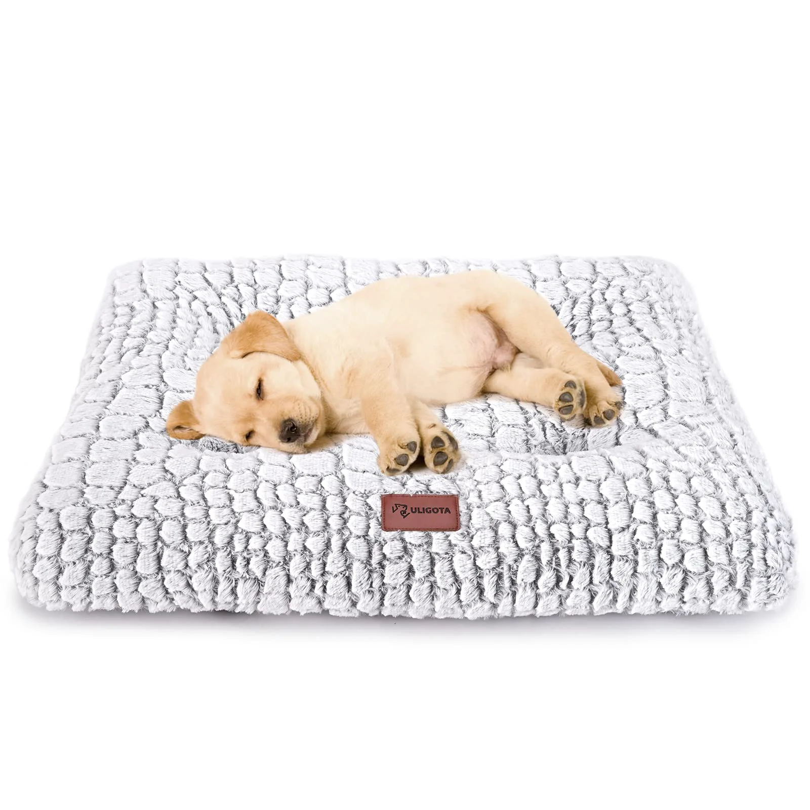Fine Crafted ULIGOTA Dog Bed Crate Pad – Soft Plush Comfort with Anti-Slip Bottom Exceptional