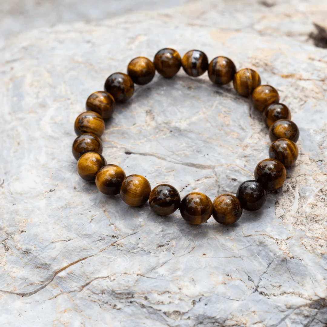 Fashionable Bracelet Œil de Tigre – Énergie Durable