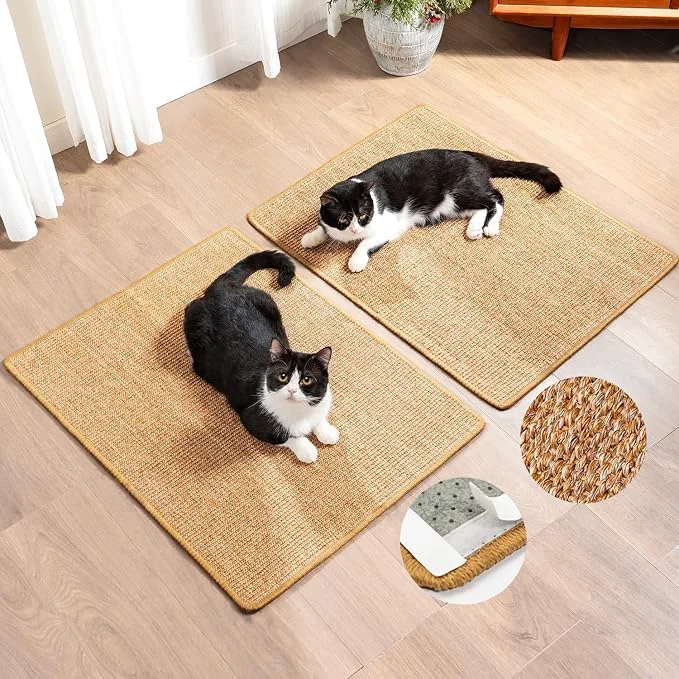 Premium Material Cat Scratcher Mat Sisal Cat Scratch Pad High-Quality