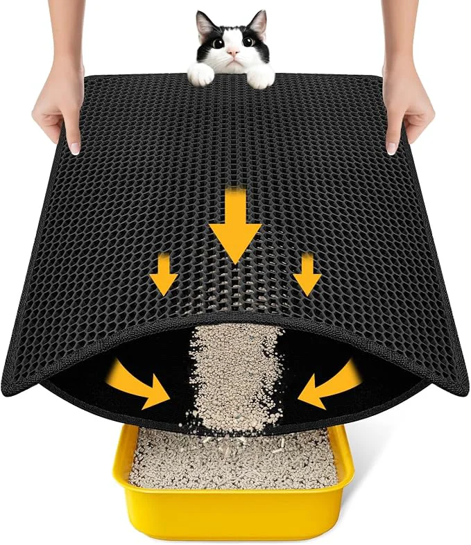 Outstanding Cat Litter Mat Compact Size 23.6 x14.6 Excellent