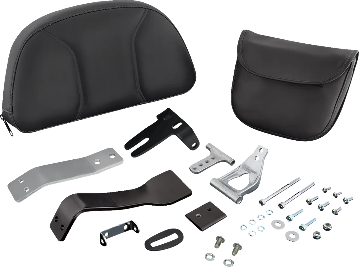 Premium SHOW CHROME Grande Backrest – Driver – Black – Can-Am RT ’10-’19 41-168AG Elegant