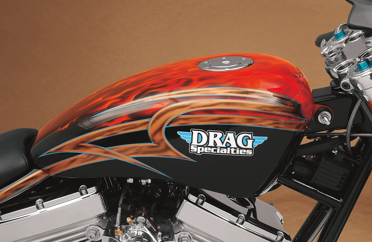 Functional DRAG SPECIALTIES Gas Tank with Chrome Aero-Style Gas Cap – 3.3 Gallons – Sportster 011743-BX39 Efficient