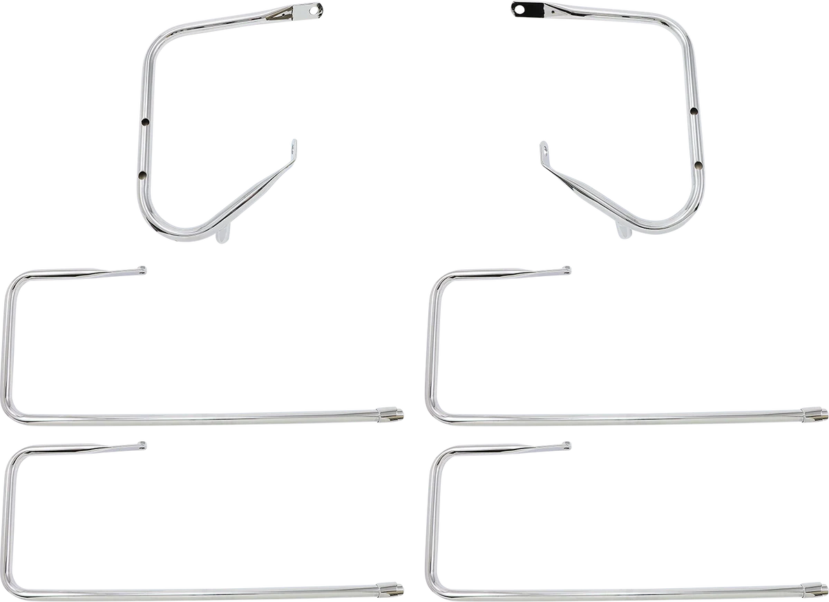 Crafted DRAG SPECIALTIES Saddlebag Rail – Chrome – FL ’09-’13 21038 Fine