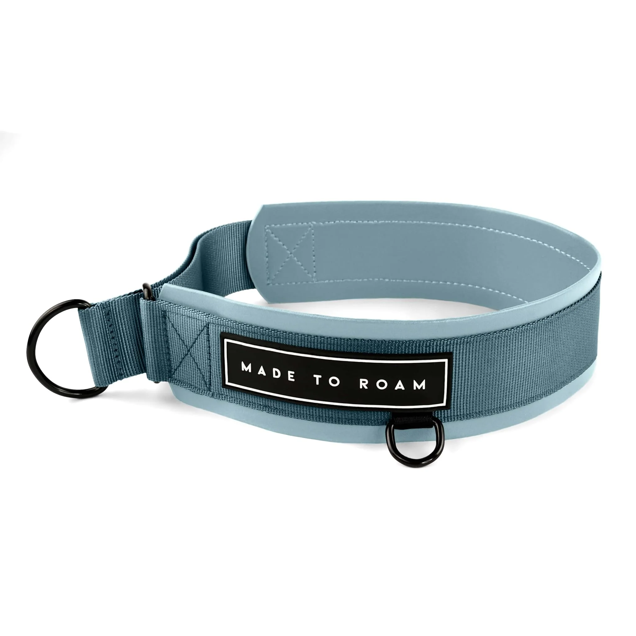 Elegant MADE TO ROAM Premium Everyday Dog Collar – Martingale No-Pull Vegan Leather Lightweight Durable California Horizon Size 7 Verified