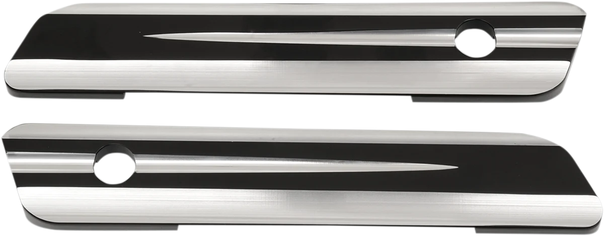 Enhanced DRAG SPECIALTIES Hinge Covers – Black – FL ’14-’24 S77-0149B Superior