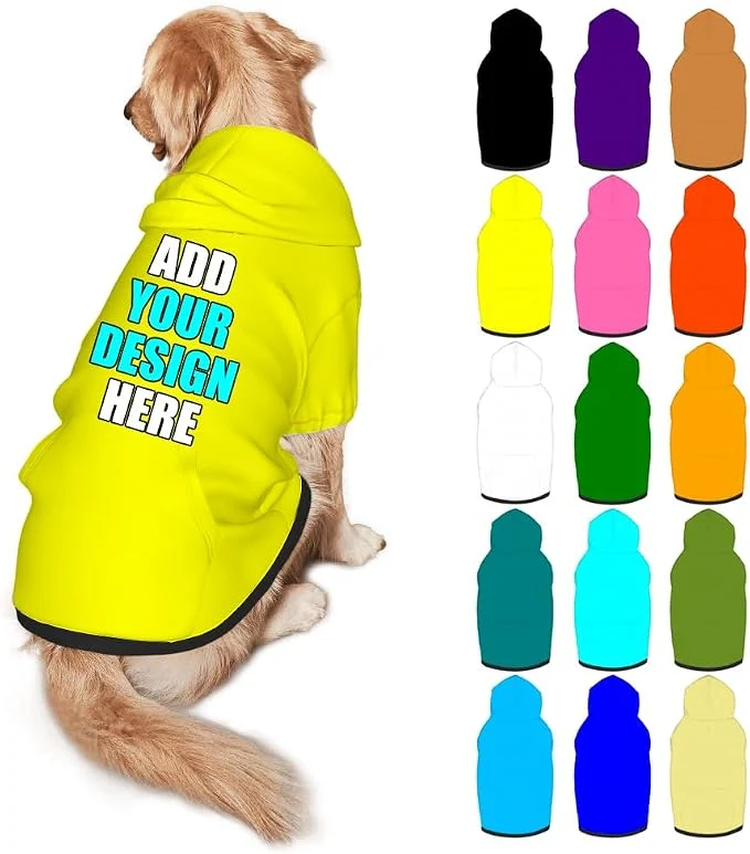 Selected Custom Dog Clothes with Photo Name Logo Personalized Dog Sweaters Prestigious
