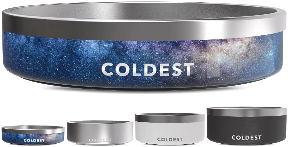 Secure Coldest Dog Bowl – 21oz Insulated Stainless Steel Anti-Slip Spill-Proof The Coldest Water – Into The Beyond Expertly Made