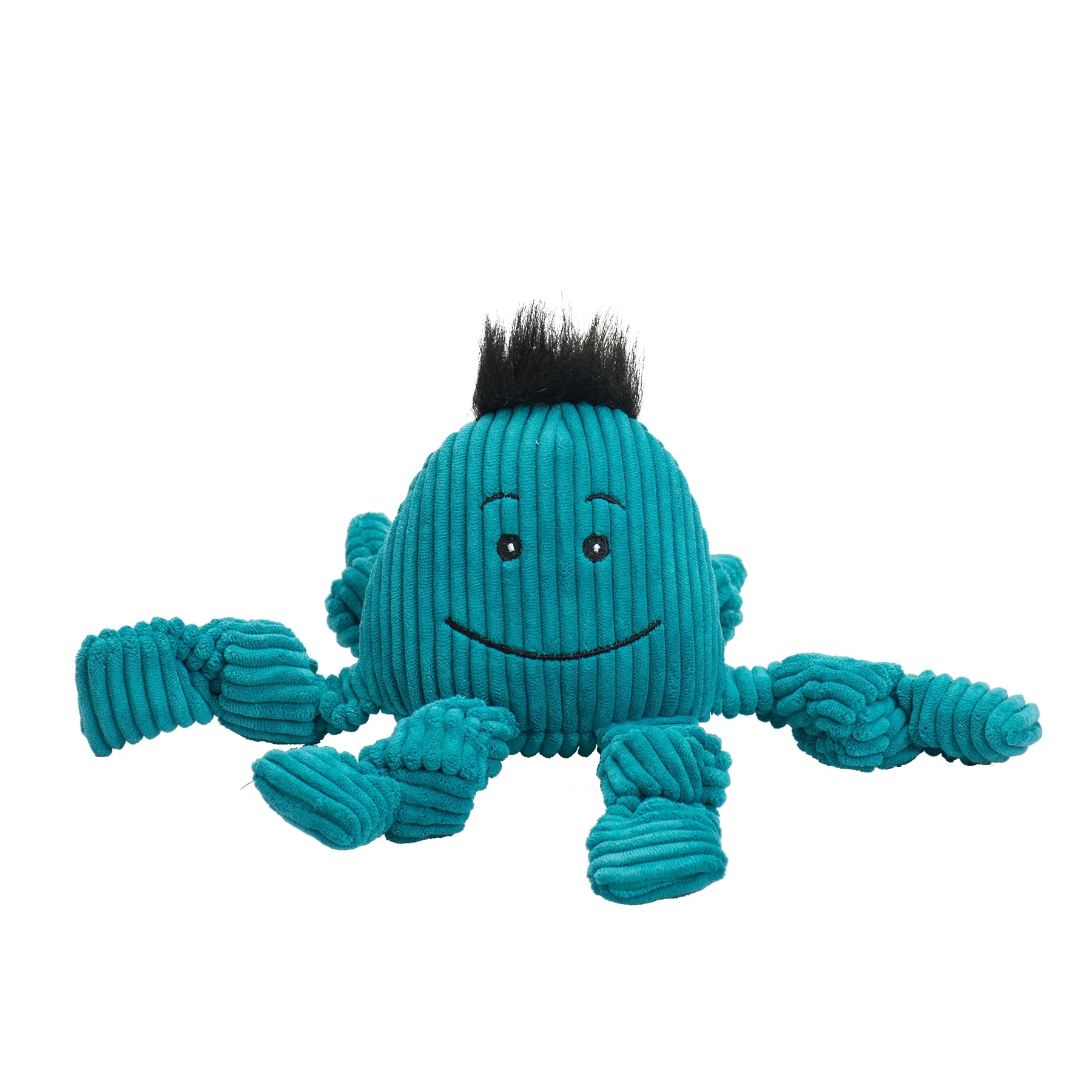 Sophisticated HuggleHounds Knottie Plush Octopus Toy – Octavie Octopus Small Durable Squeaky Dog Toy for All Sizes Stylish