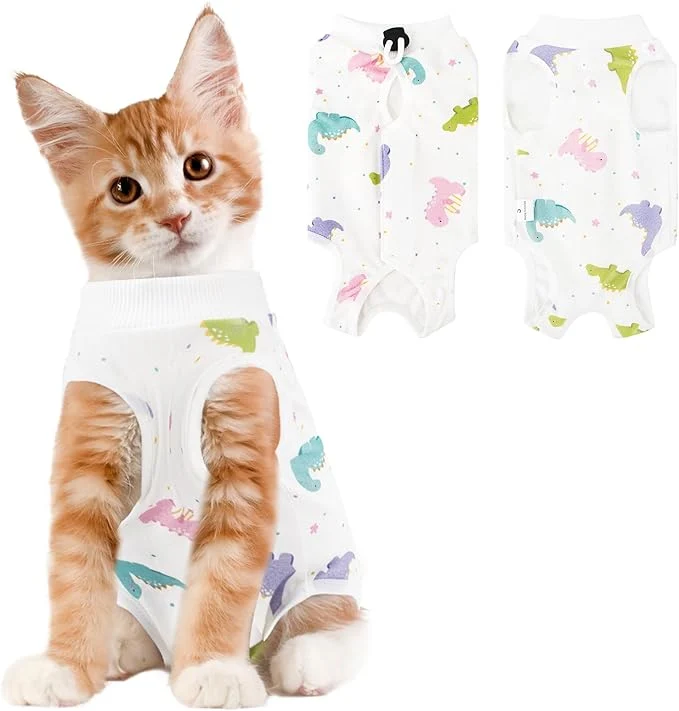 Easy-to-Use Coppthinktu Cat Recovery Suit Female Breathable Cat Onesie After Surgery Female Healthy