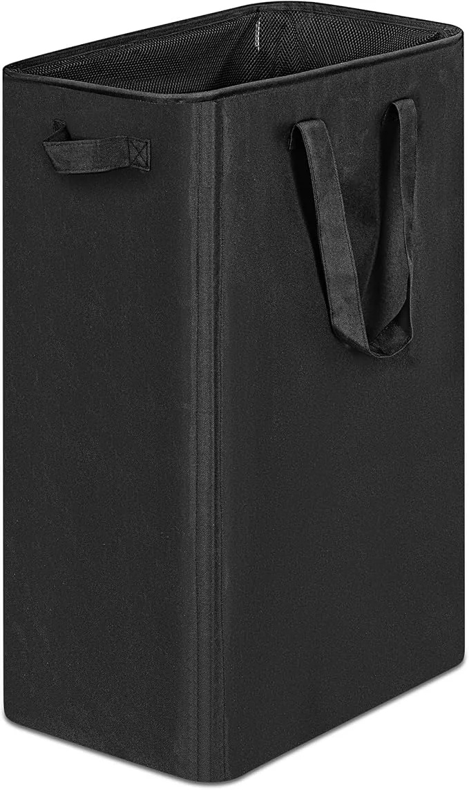 Crafted efluky Slim Laundry Basket Narrow Laundry Hamper with Handles Collapsible Dirty Clothes Hamper Tall Laundry Bin for Laundry Room Dorm and Bedroom 19.8 Gallon 75L BlackAbout ThisOverview Classic