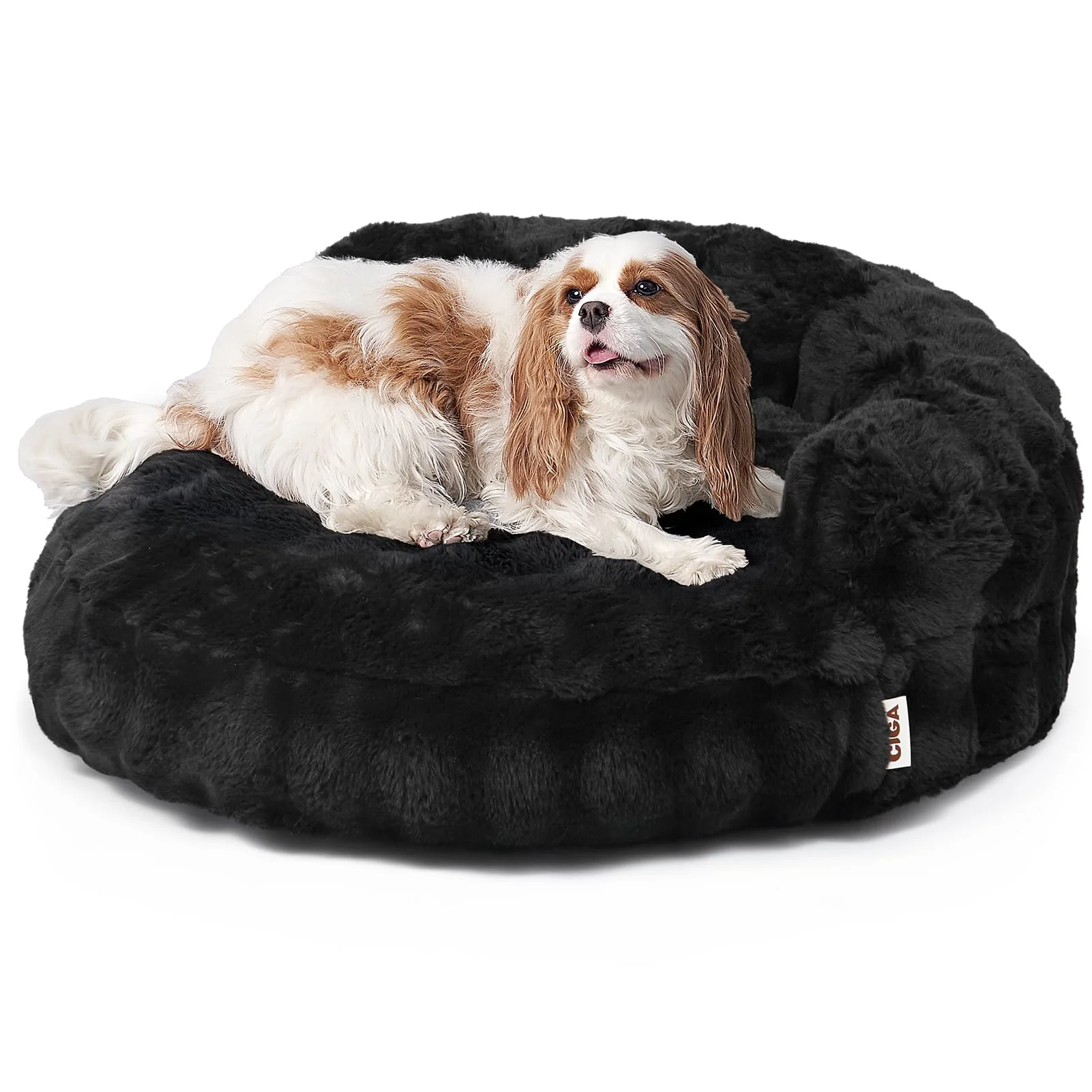Casual EHEYCIGA Small Dog Bed Cat Couch – Fluffy Faux Rabbit Fur 23-Inch Waterproof Non-Slip Carefully Designed
