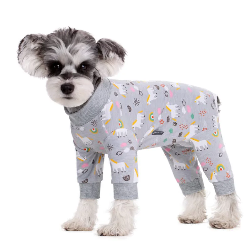Fashionable AITOLI Surgery Recovery Suit for Small Dogs – Long Sleeve Onesie with Back Zipper Abdominal Wound Care Carefully Designed