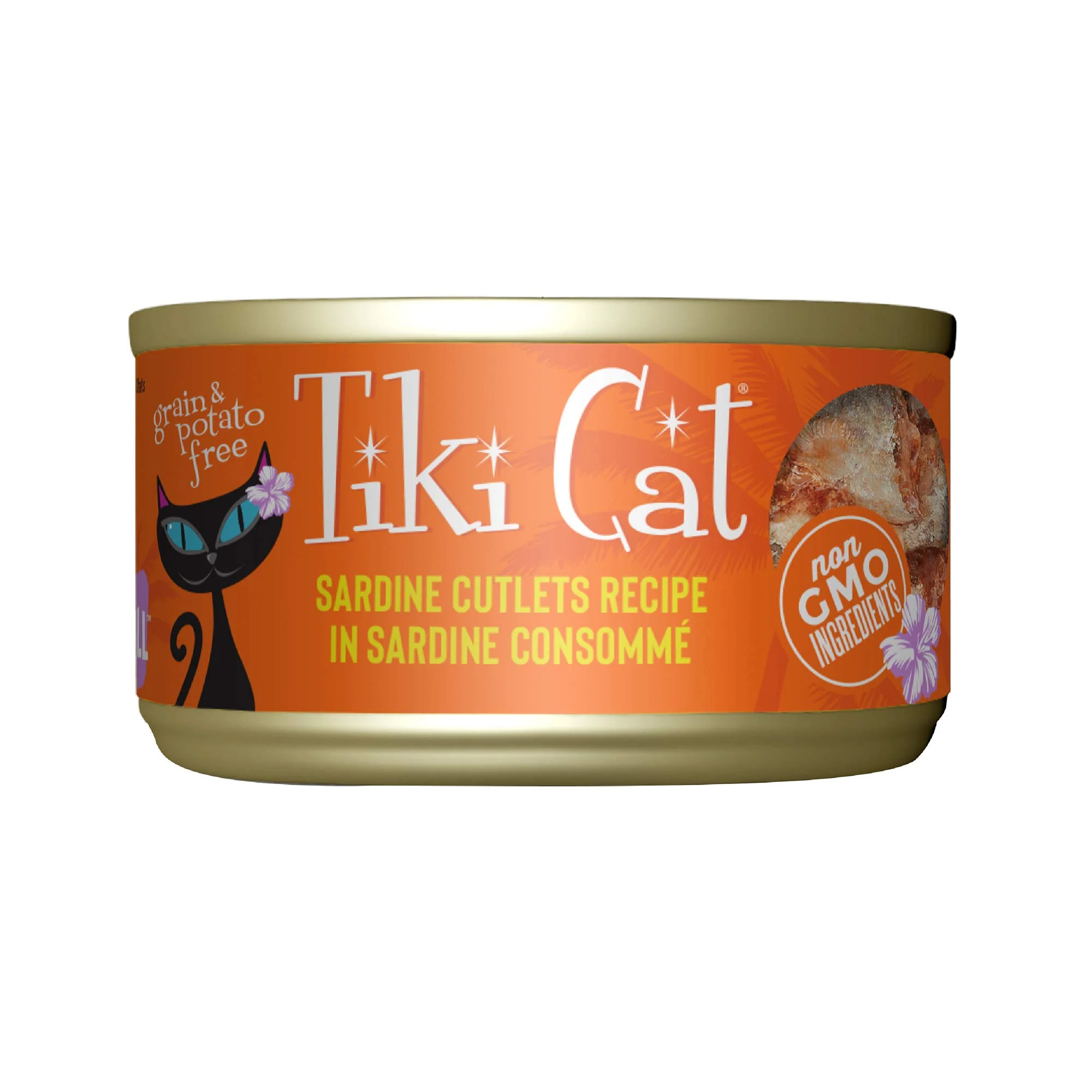 Long-Lasting Tiki Cat Grill Sardine Cutlets – 2.8 oz Wet Cat Food Cans 12 Sustainable