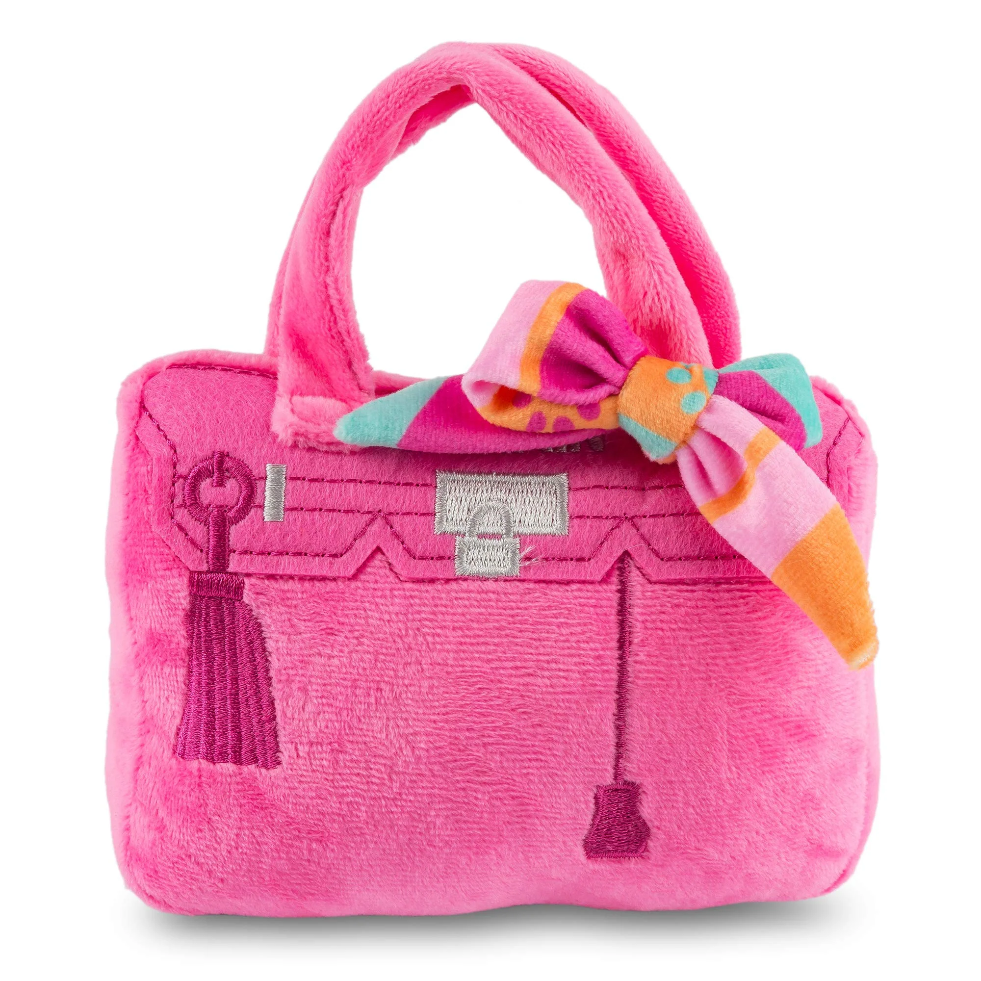 Artisan Haute Diggity Dog Barkin Bag with Scarf – Plush Designer Toy with Squeaker Large Prestigious