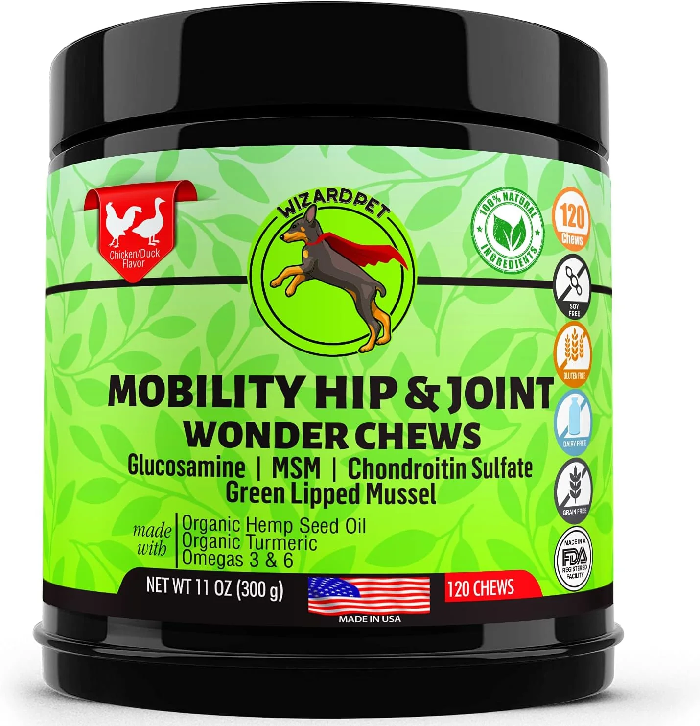 Authentic Advanced Hemp Hip and Joint Supplement for Dogs Hemp. Sized and styled for homes not just a listing photo. User-Friendly