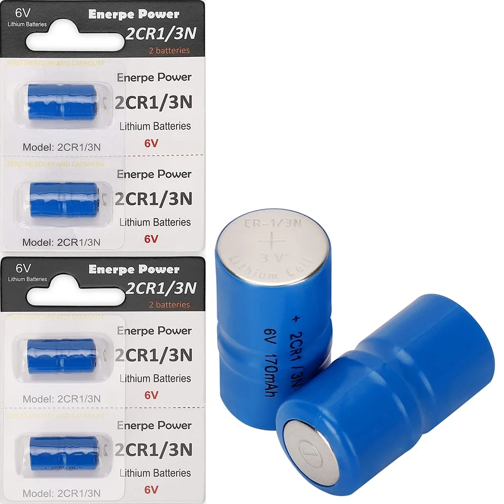 Healthy Enerpe 2CR1 3N 6V Battery 4-Pack for Pet Stop Dog Guard Perimeter Refined