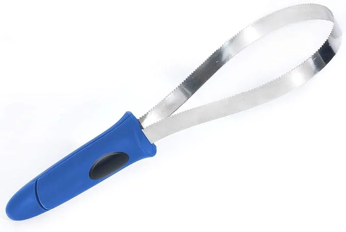 Reusable Dual-Sided Shedding Blade with Stainless Steel Blade De-Shedding Tool Natural