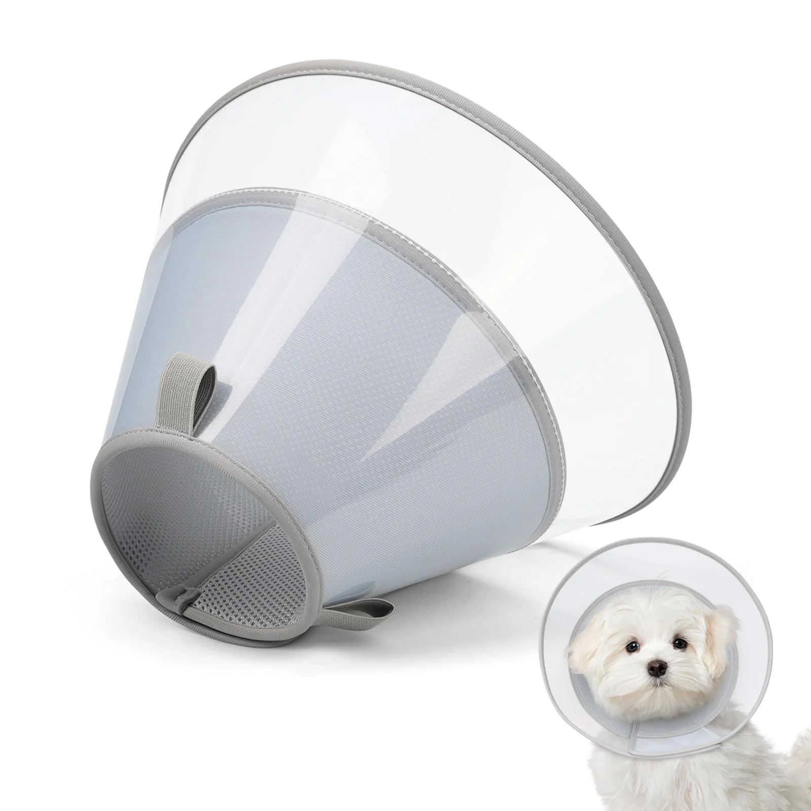 Premium Material Joypig Dog Cone Collar with Soft Liner – Recovery Collar XS Enhanced