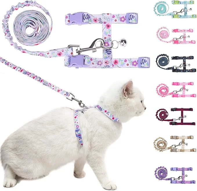 Enhanced BEAUTYZOO Cat Harness and Leash Set Escape Proof Eco-Friendly