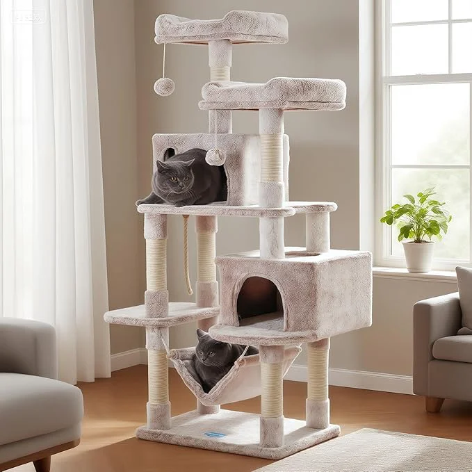 Trusted Hey-brother Large Multi-Level Cat Tree Condo Furniture Green