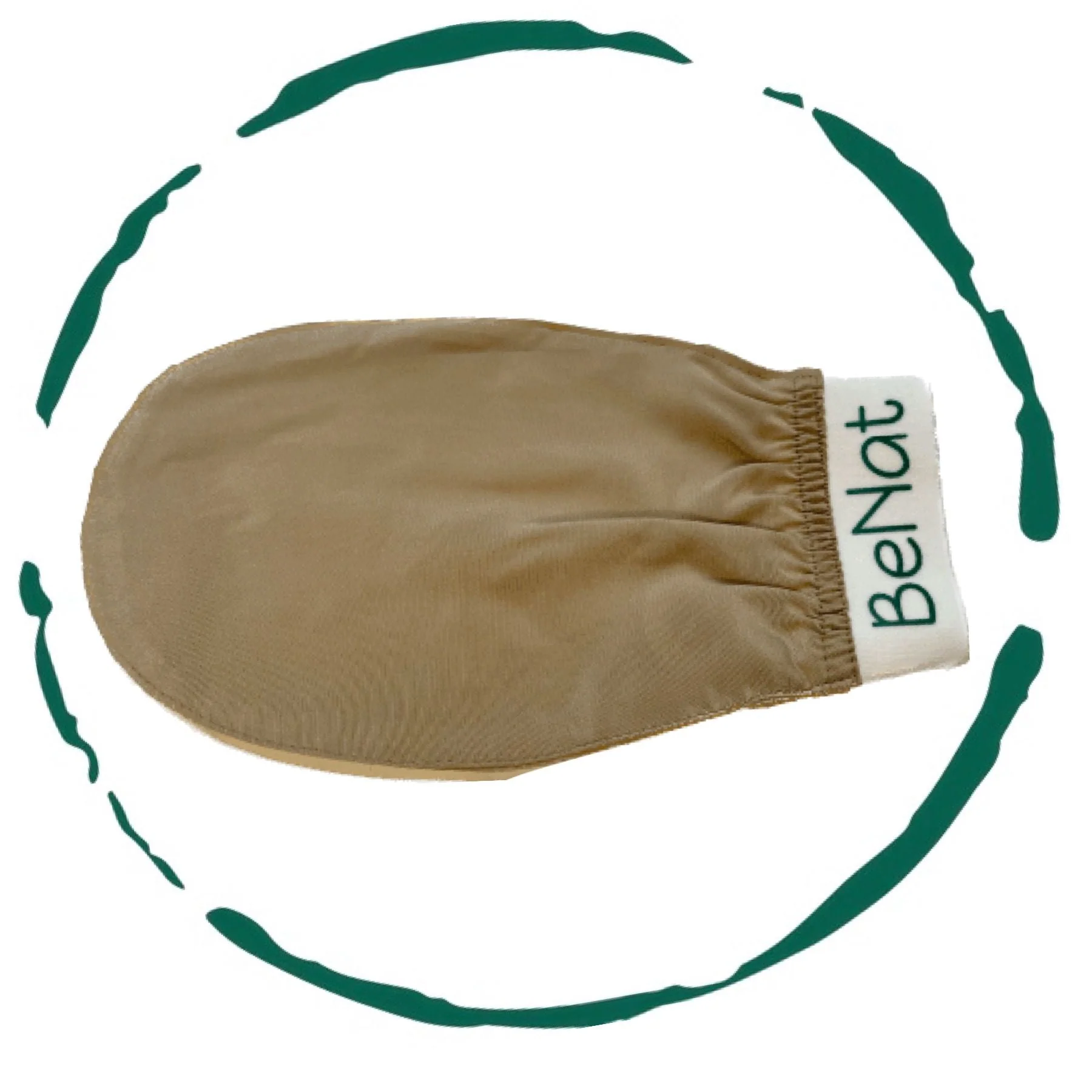 Sustainable Gants de bain exfoliants en soie Genuine