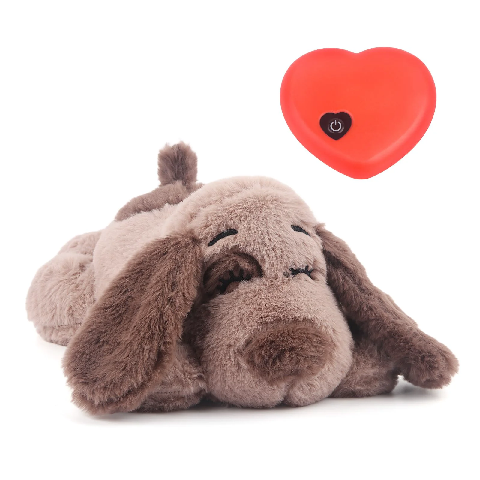 Certified BEVERLYSHARK Puppy Heartbeat Toy – Calming Anxiety Relief Sleep Aid for Puppies Cats Professional