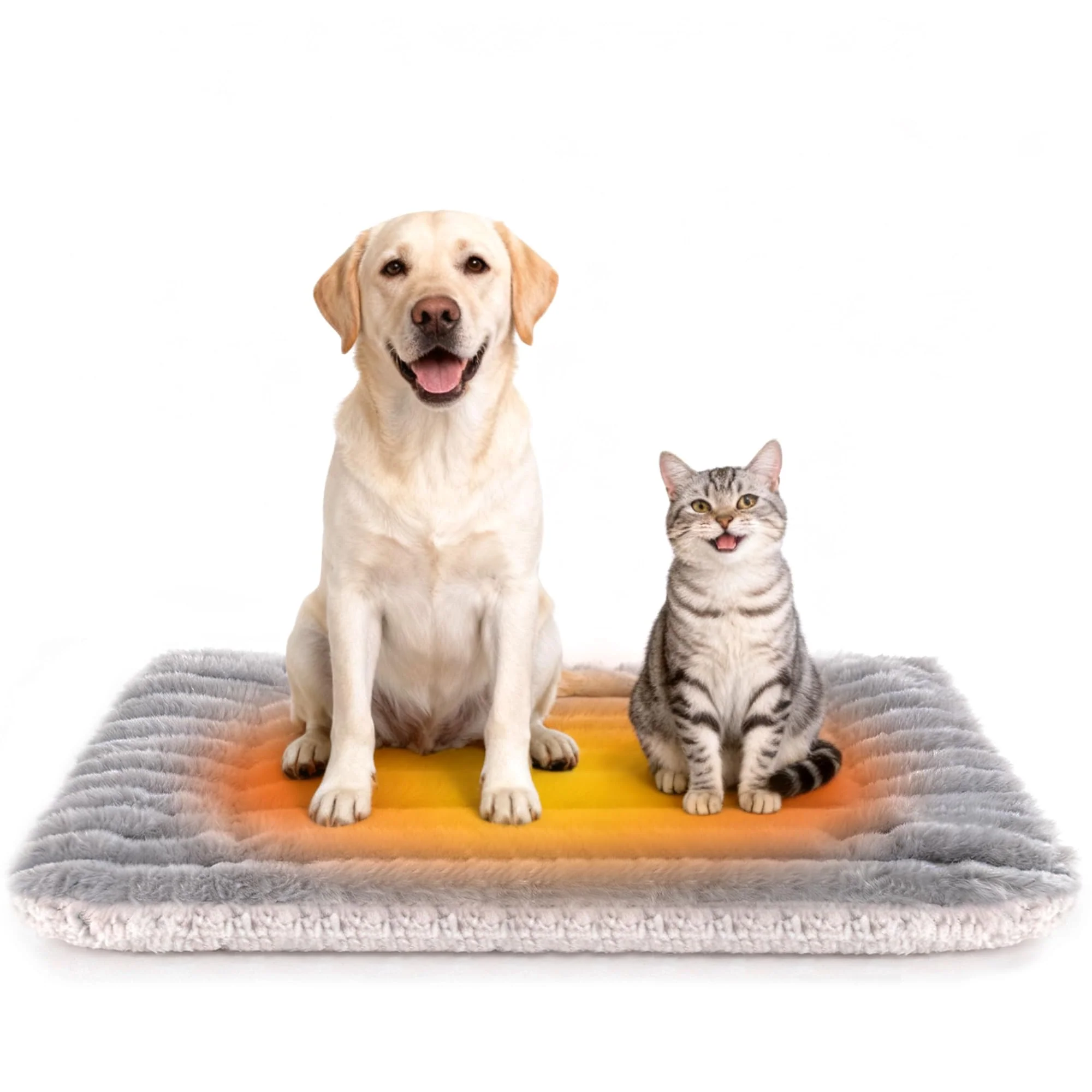 Long-Lasting Petvolve Self Warming Bed 36×24 — Reversible Self-Heating Mat for Cats Dogs Prestigious