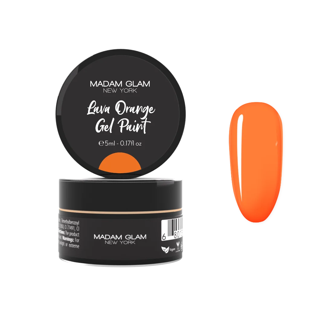 Safe Peinture Gel Orange Lave Breathable