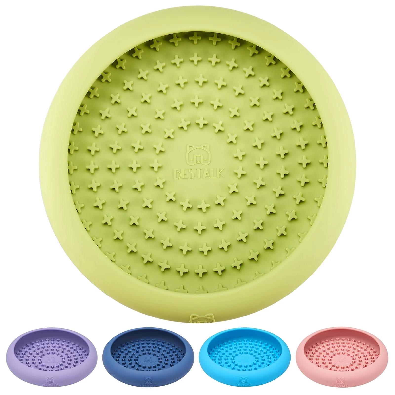 Stylish alk Dog Lick Bowl — Anxiety Relief Slow Feeder Non-Slip BPA- Silicone Dishwasher Safe Casual