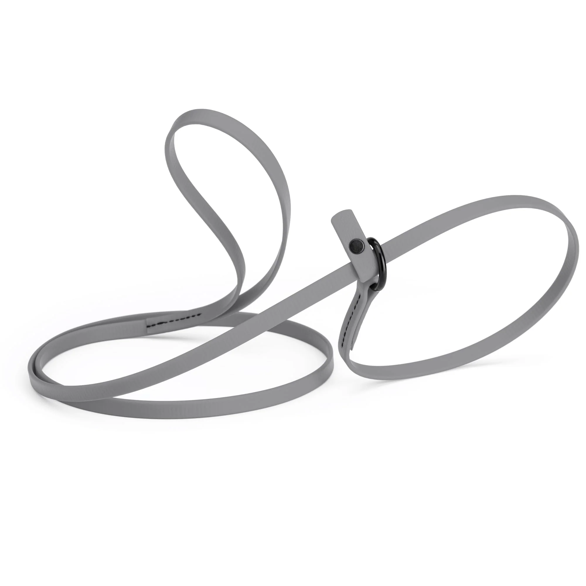 Contemporary Dogline Biothane Slip Dog Leash – 5ft Odor- Heavy Duty Battleship Gray USA Made Refined