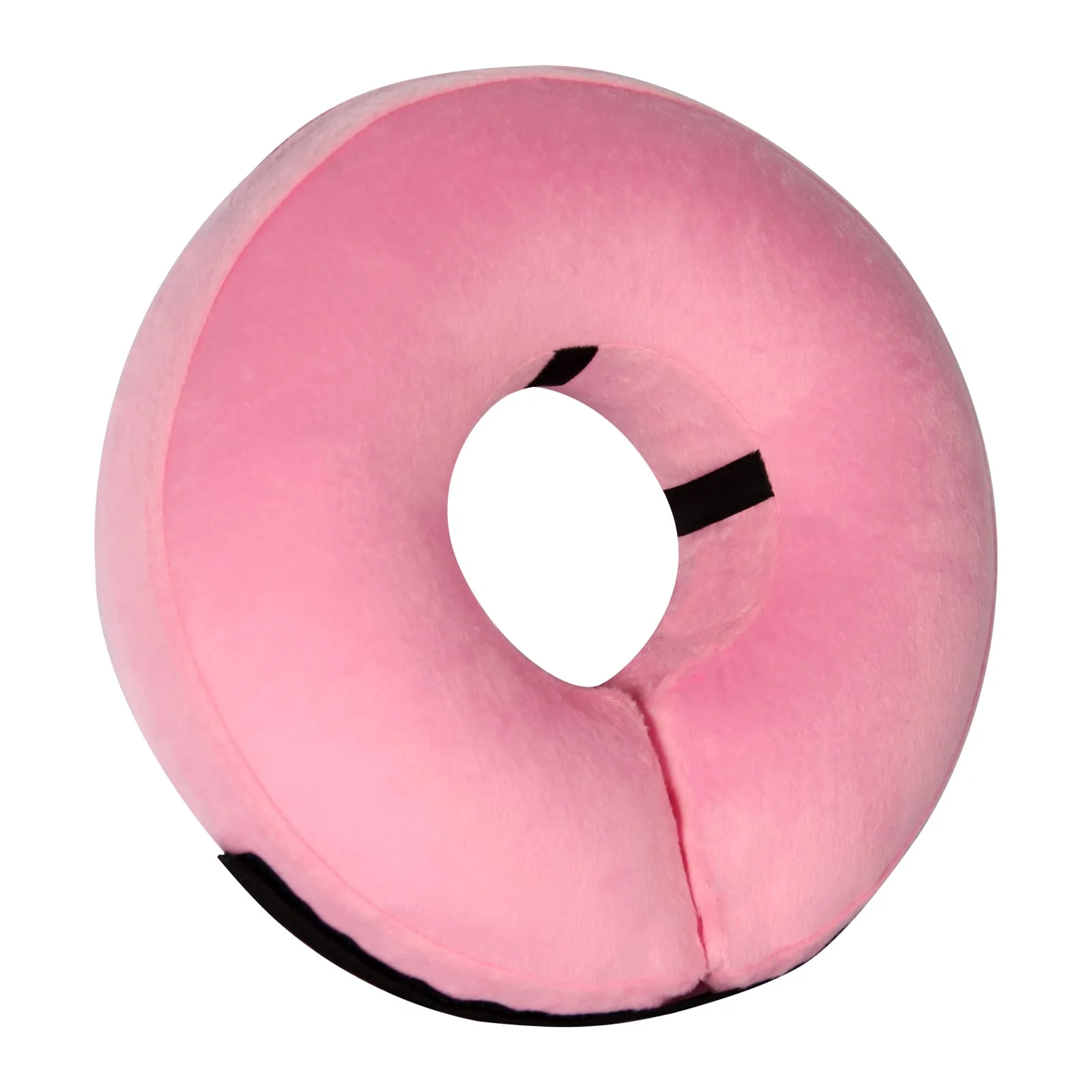 Fine Tonqixope Inflatable Dog Cone Collar – Soft Pink Donut Large Official