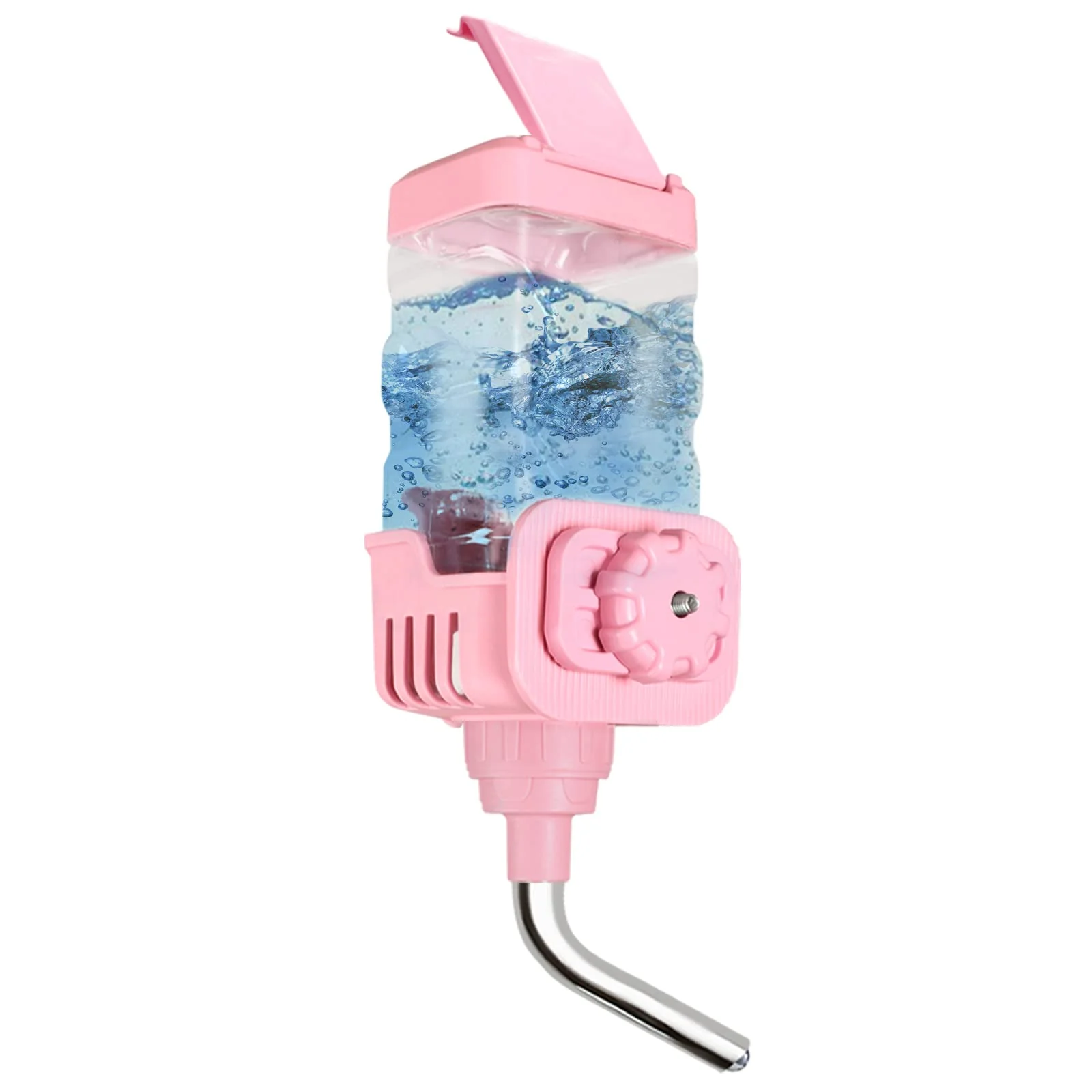 Natural Vannon 30oz Small Animal Water Dispenser for Cage – Auto Water Bottle for Rabbits Chinchillas More BPA Superior