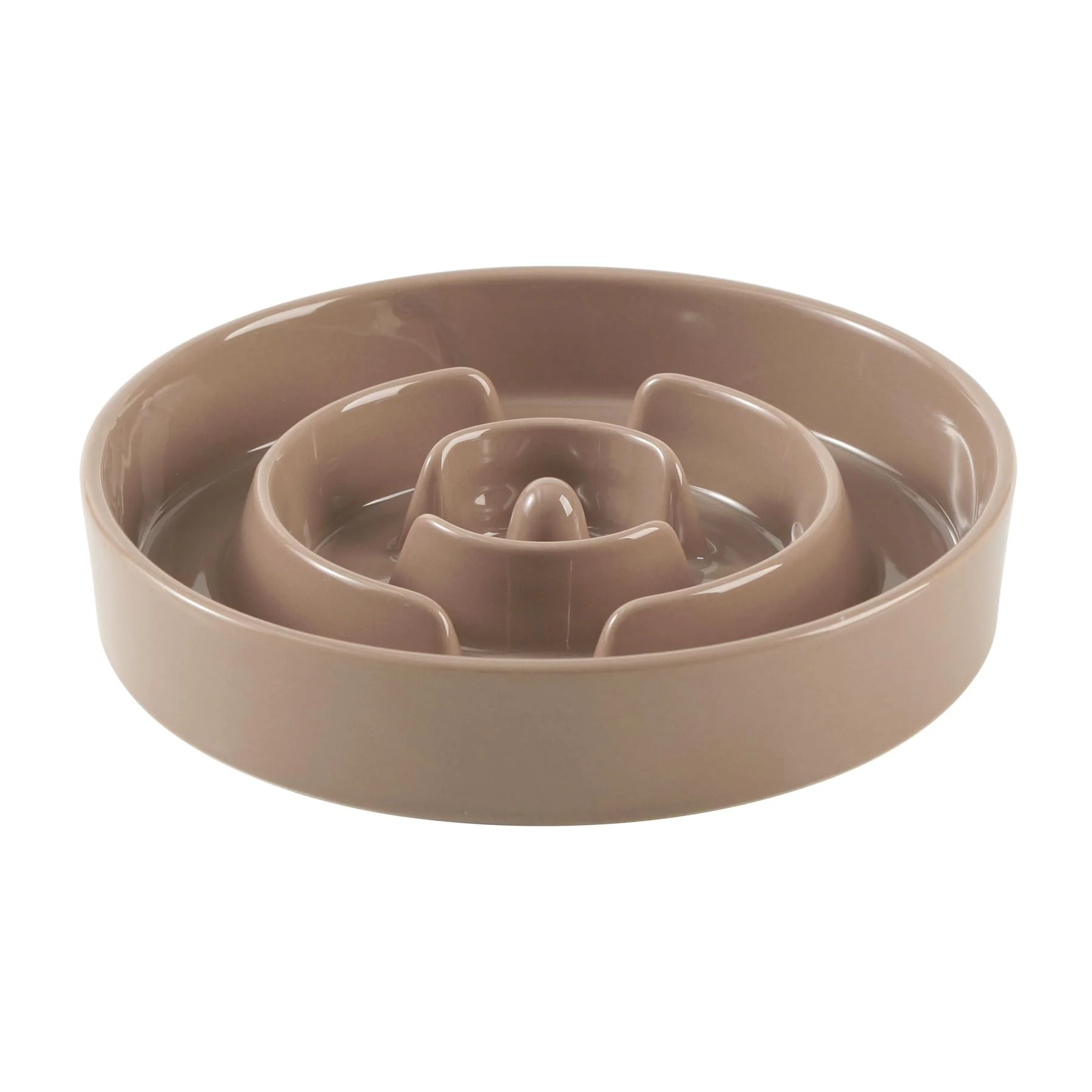 Exceptional Havniva Ceramic 1.6 Cup Slow Feeder Dog Bowl for Medium Large Dogs — Anti-Gulping 8.2-Inch Puzzle Dish World-Class