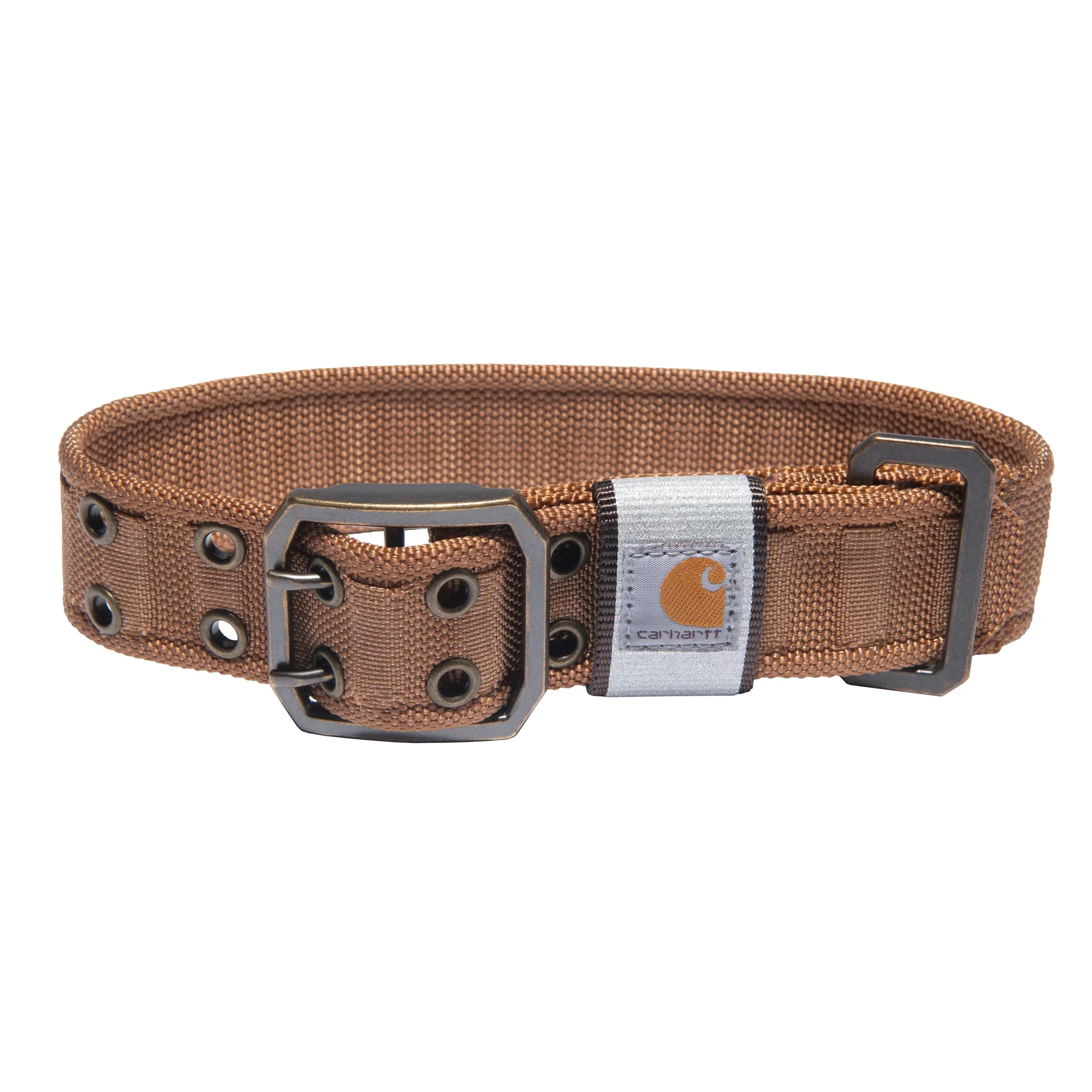 Official Carhartt Pet Fully Adjustable Wide Webbing Collar for Dogs – Heavy-Duty Nylon Medium Enhanced