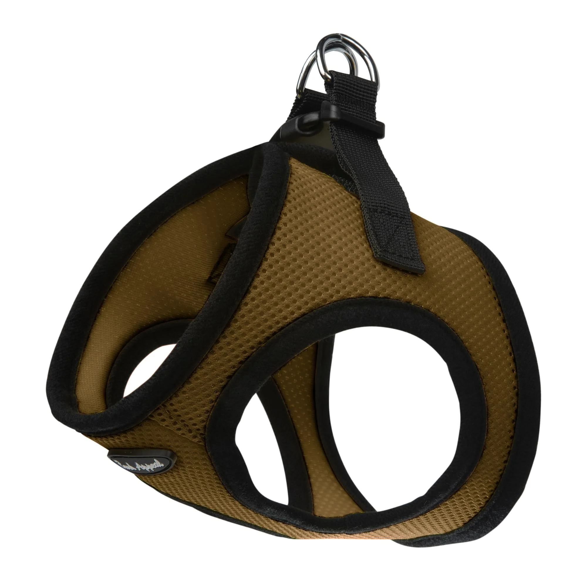 Pure Bark Appeal Carmel Brown Step-in Harness XXS – Updated Sizing Anti-Choke Vest for Small Dogs Traditional