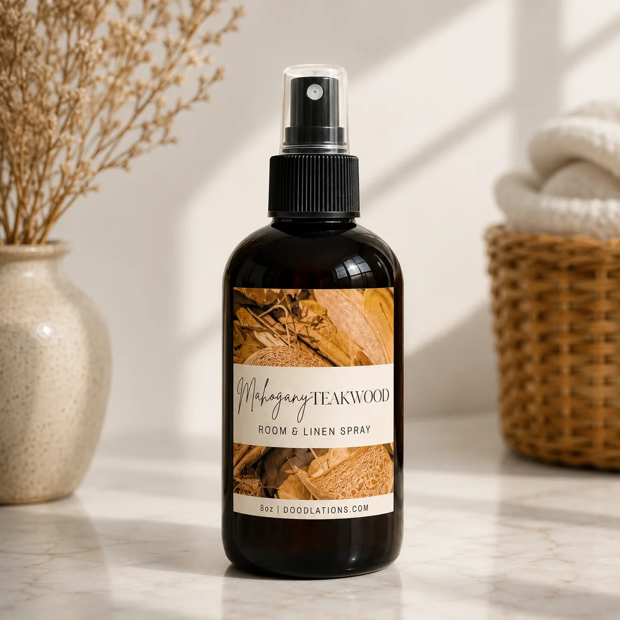 Sophisticated Vaporisateur d’ambiance et de linge Mahogany Teakwood Luxury