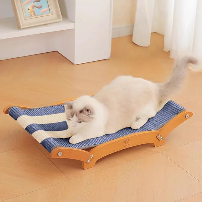 Elegant Extra-Larger Sisal Cat Scratcher Bed Durable Cat Scratching Post Enhanced