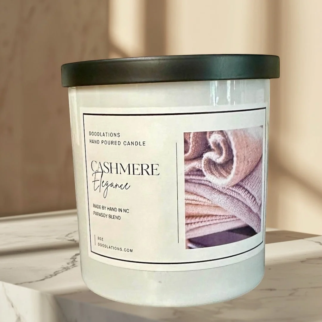 Contemporary Bougie Élégance Cachemire Luxury