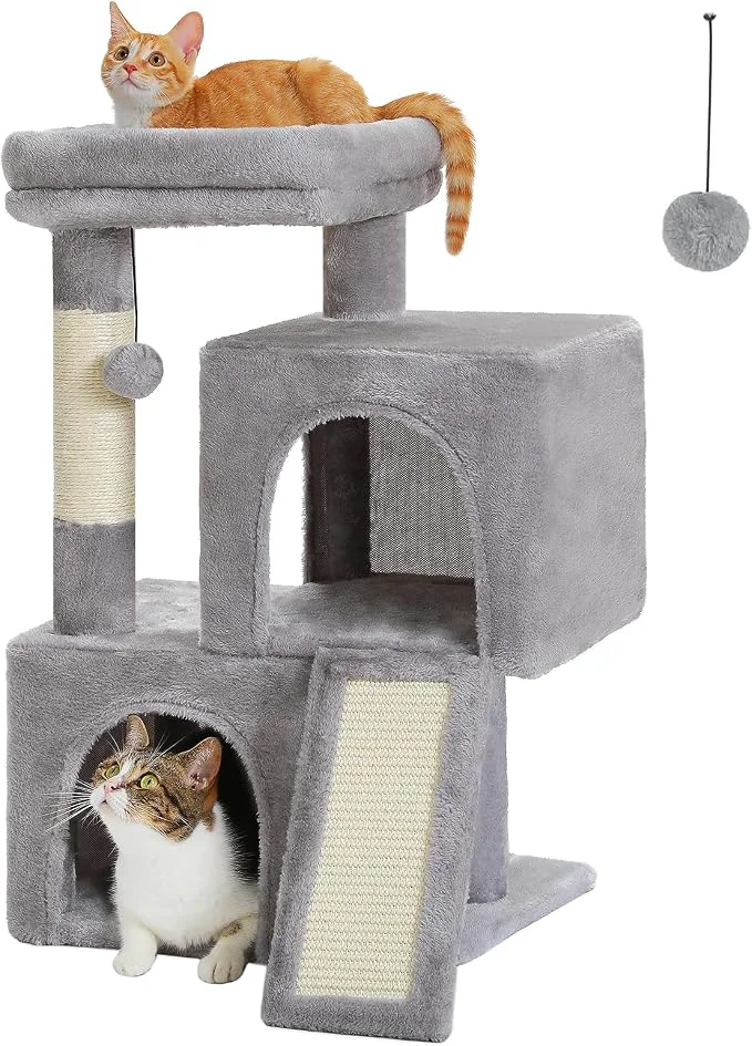 High-Grade PAWZ Road Cat Tree 30 Inches Cat Tower Enhanced