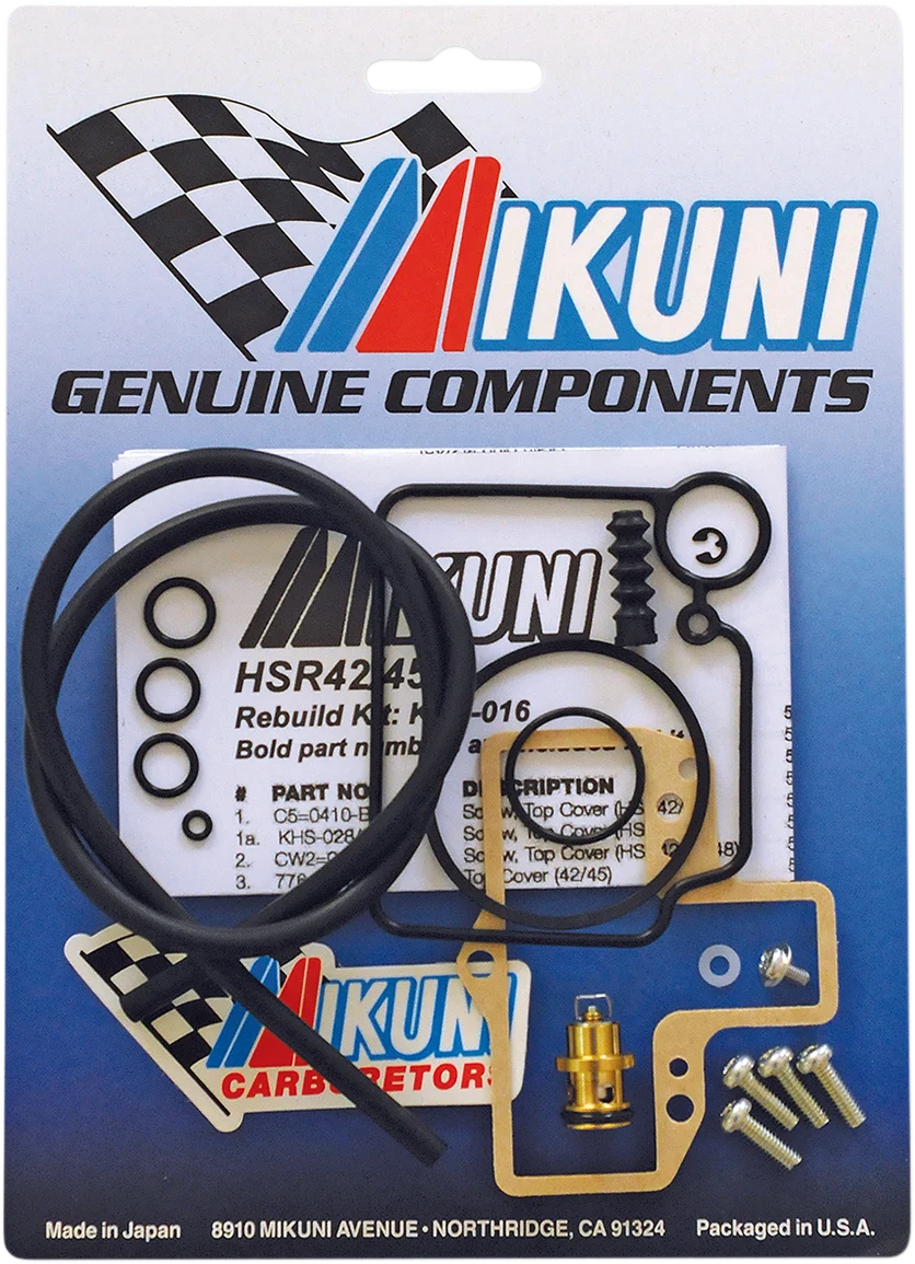 Green MIKUNI Mikuni HS Carburetor Rebuild Kit – HSR42 45 KHS-016 Fine Crafted