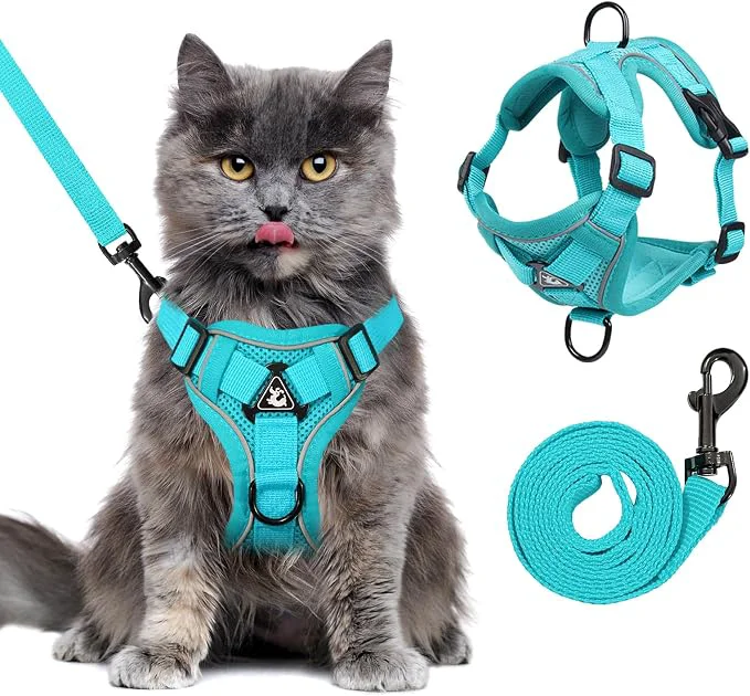Detailed Escape Proof Cat Harness and Leash Set Carefully Designed