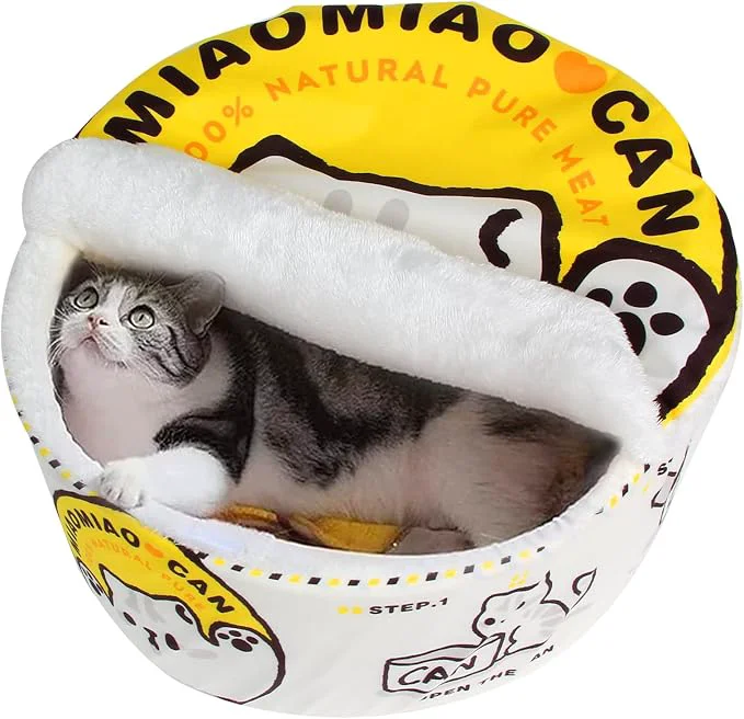 Efficient 寵幸 Ramen Noodle Dog Cat Bed Keep Warm and Super Soft Creative Pet Nest Elegant