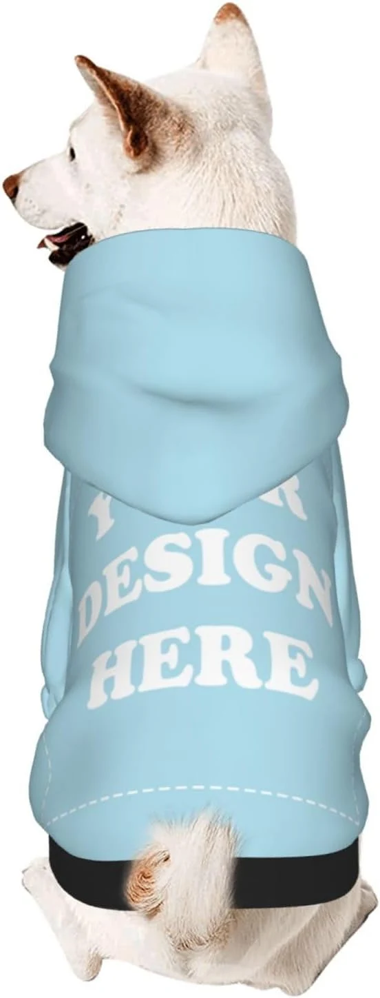Durable Personalized Dog Hoodie Custom Dog Costumes Solid