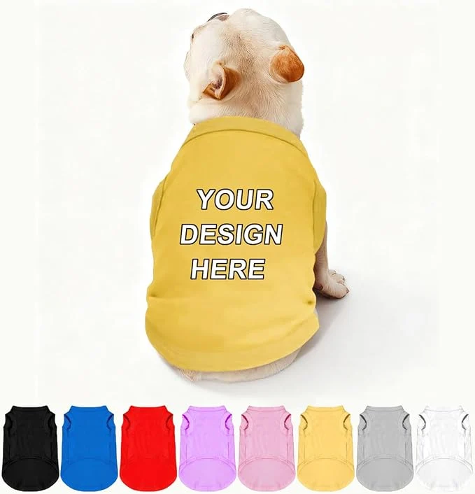 Quality Personalized Dog Shirt Custom Pet T Shirts Minimalist